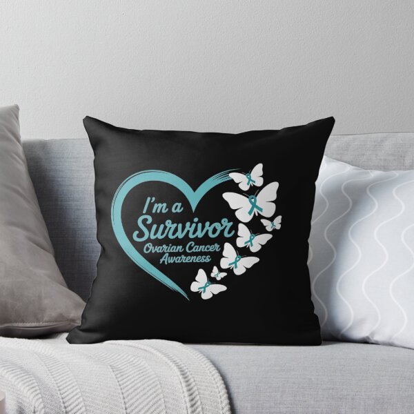 Item preview, I'm A Survivor Butterfly Graphic Teal Women's Small designed and sold by fferomananul.