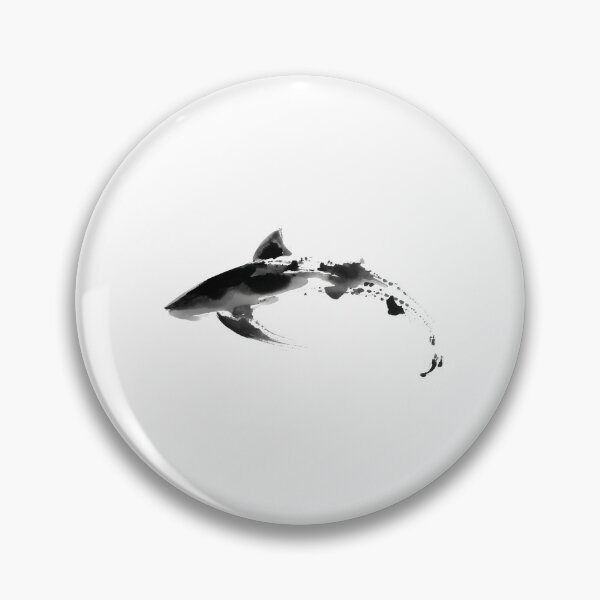 Artikelvorschau, Brushstroke Shark - S04 entworfen und verkauft von FlaskLab.