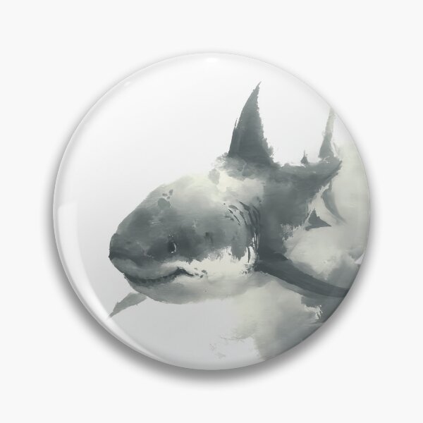 Artikelvorschau, Brushstroke Shark - S01 entworfen und verkauft von FlaskLab.