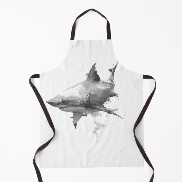 Artikelvorschau, Brushstroke Shark - S03 entworfen und verkauft von FlaskLab.