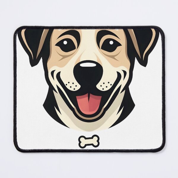 Item preview, Happy Dog Head — Best Friend Club designed and sold by Dazzle-Sizzle.