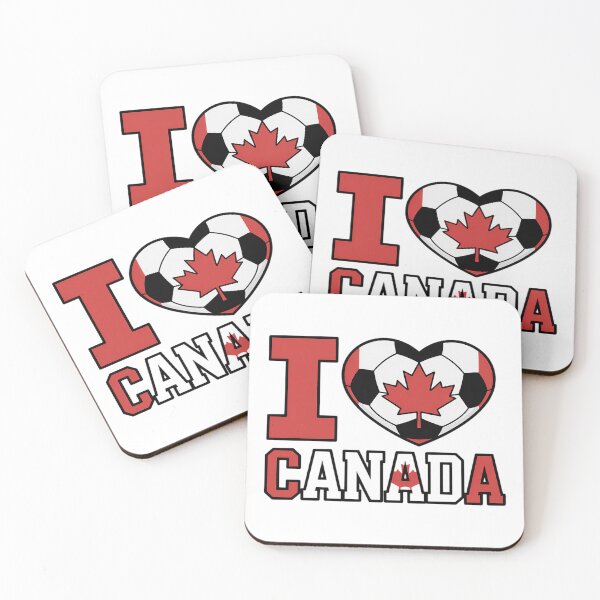 Item preview, I Love Canada Soccer Ball Boys Girls Kids Canadian Flag designed and sold by fferomananul.