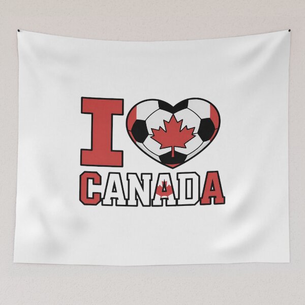 Item preview, I Love Canada Soccer Ball Boys Girls Kids Canadian Flag designed and sold by fferomananul.