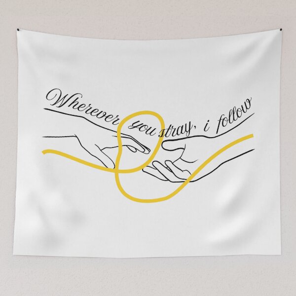 Item preview, Wherever You Stray I Follow Willow Evermore Lyric Art designed and sold by Niji Hibana.