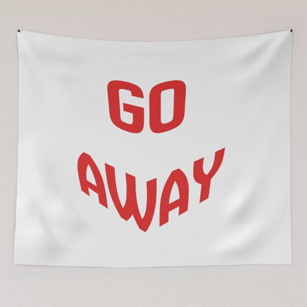 Item preview, GO AWAY (White Version) designed and sold by Kai's Corner.