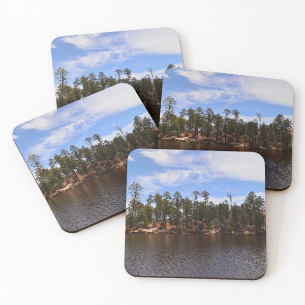 Item preview, Serene Pine Forest by the Lakeside designed and sold by Phakade's Photos.