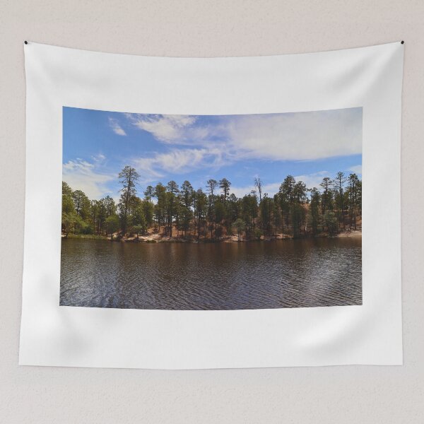 Item preview, Serene Pine Forest by the Lakeside designed and sold by Phakade's Photos.