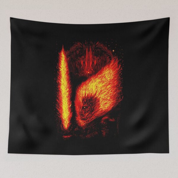 Item preview, Flame Knight (Halftone Knockout Version) designed and sold by KILLTOCURE.