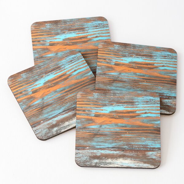 Item preview, Vintage Reclaimed Colorful Painted Wooden Board Photo Art designed and sold by DEC02.
