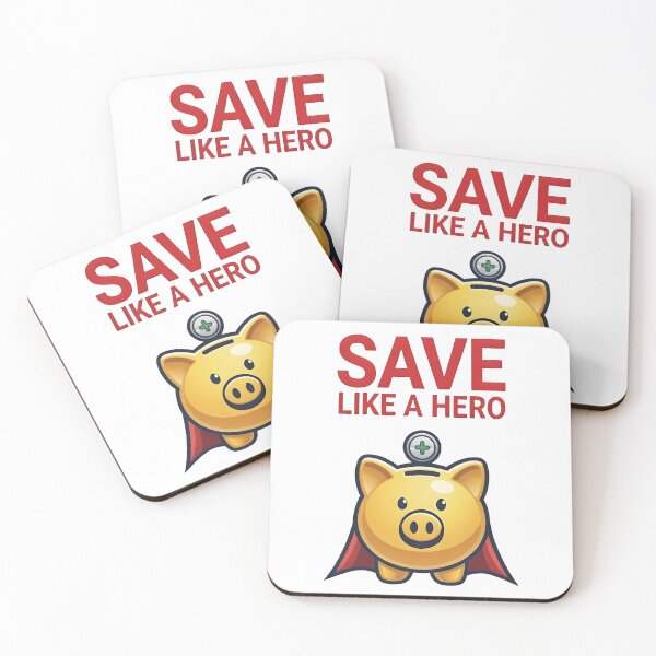 Item preview, Save Like A Hero – Super Piggy Bank  designed and sold by Dazzle-Sizzle.