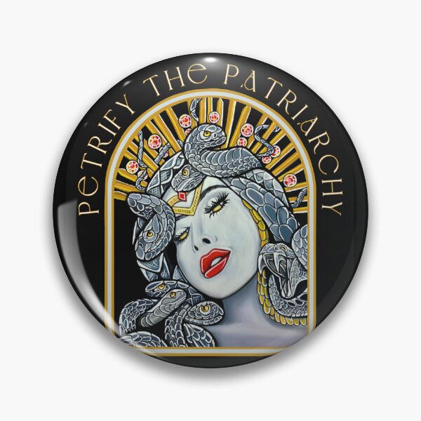 Item preview, Medusa Goddess Petrify the Patriarchy  designed and sold by DeisyPaintsCo.