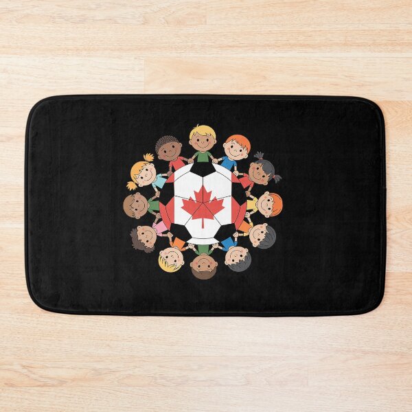 Item preview, Canada Soccer Ball Kids Girls Around Canadian Flag designed and sold by grounabslaninal.