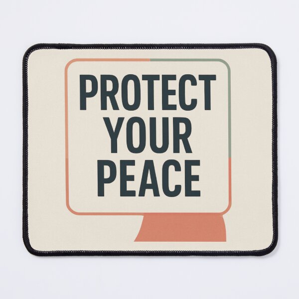 Item preview, Protect Your Peace Minimal Typography designed and sold by Noxivora.