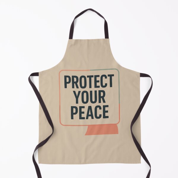 Item preview, Protect Your Peace Minimal Typography designed and sold by Noxivora.