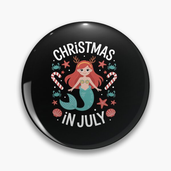Item preview, Christmas In July Cute Mermaid Summer Men Women Kids designed and sold by grounabslaninal.