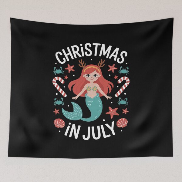 Item preview, Christmas In July Cute Mermaid Summer Men Women Kids designed and sold by grounabslaninal.