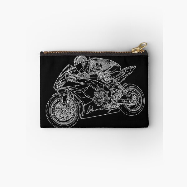 Item preview, Superbike Rider – Technical Motorcycle Line Art Illustration designed and sold by Stinky Lincy's Apparel Company.