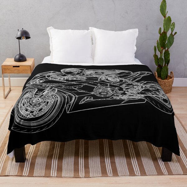 Item preview, Superbike Rider – Technical Motorcycle Line Art Illustration designed and sold by Stinky Lincy's Apparel Company.