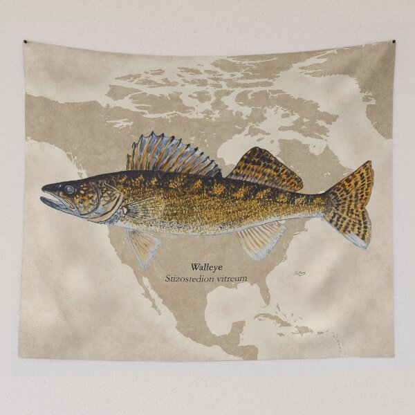 Item preview, Walleye Painting designed and sold by Stephen Emms.