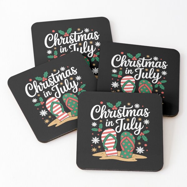 Item preview, Christmas In July Flip Flops Xmas Flip Flops Summer Women designed and sold by grounabslaninal.