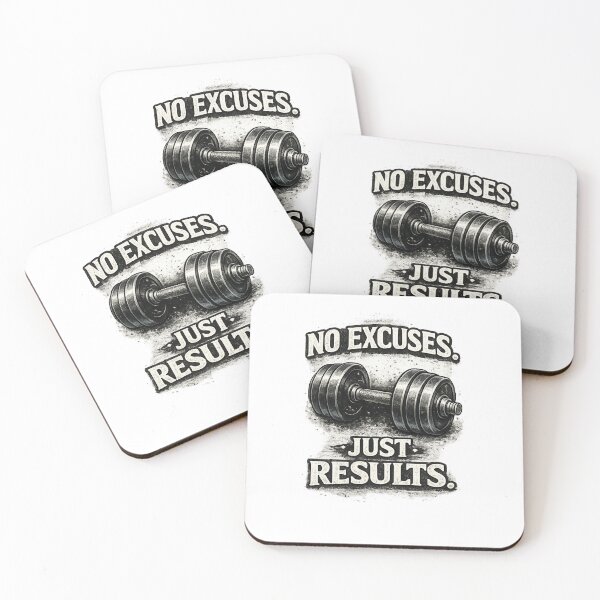 Item preview, No Excuses Just Results Dumbbell designed and sold by raymerg85.