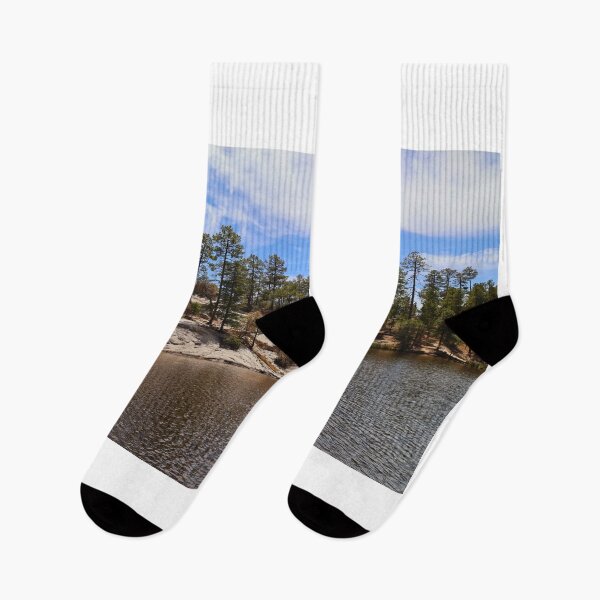 Item preview, Tranquil Pine Forest by the Lake designed and sold by Phakade's Photos.