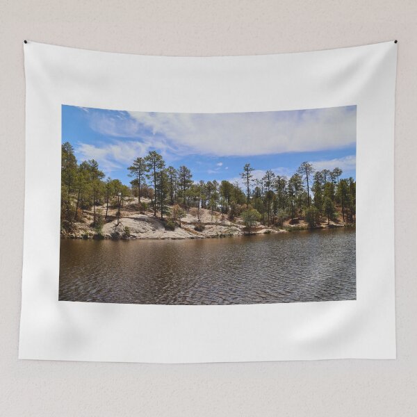 Item preview, Tranquil Pine Forest by the Lake designed and sold by Phakade's Photos.