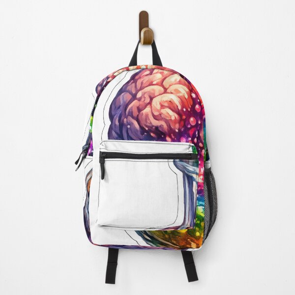 Item preview, Brain Flask — Neurodivergent Art — Creative Mind — Rainbow Science Sticker designed and sold by NeurOriginal.