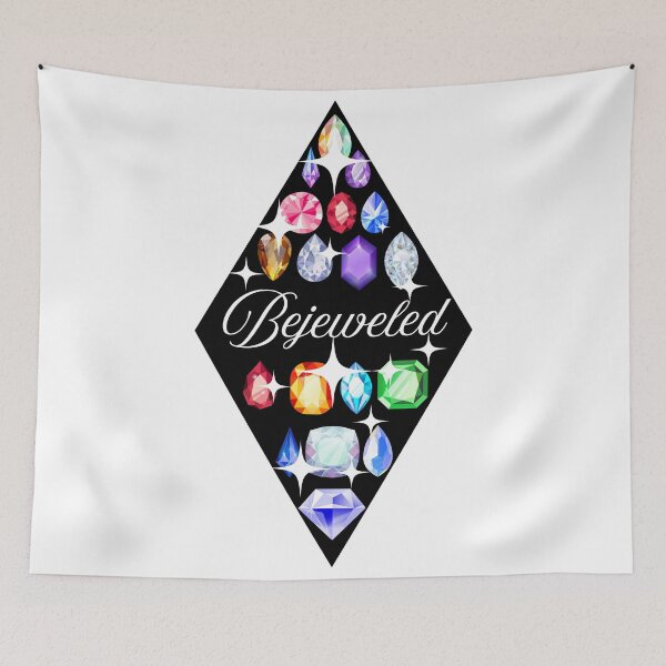 Item preview, Bejeweled I Can Still Make The Whole Place Shimmer Lyric Art designed and sold by Niji Hibana.