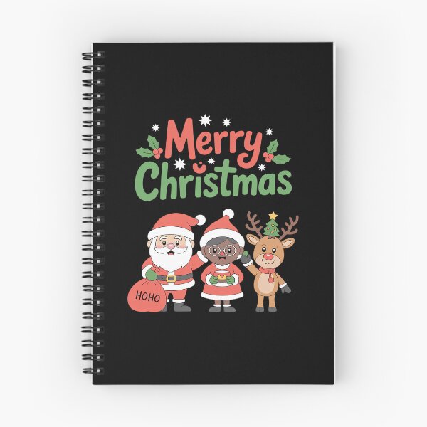 Item preview, Cute Santa & Melanin Mrs Clauss Interracial Family Christmas designed and sold by grounabslaninal.