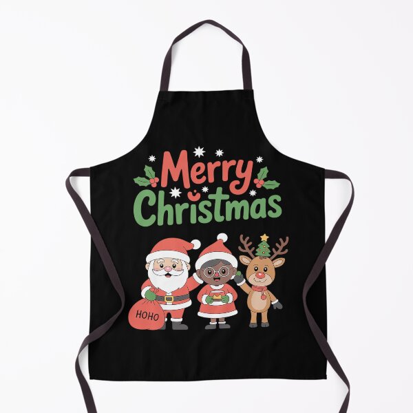 Item preview, Cute Santa & Melanin Mrs Clauss Interracial Family Christmas designed and sold by grounabslaninal.
