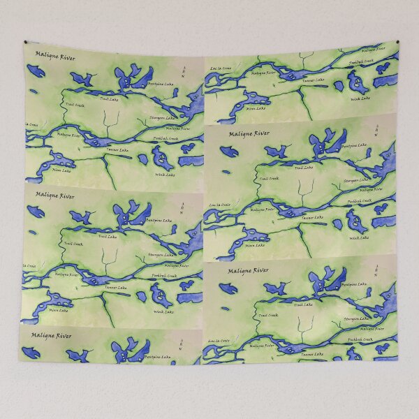 Item preview, Maligne River, Quetico Provincial Park Painting designed and sold by Stephen Emms.