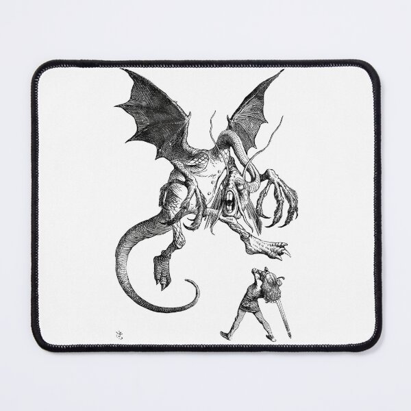 Item preview, Alice And The Jabberwocky - Alice In Wonderland - Vintage Art designed and sold by teeteeworldc.