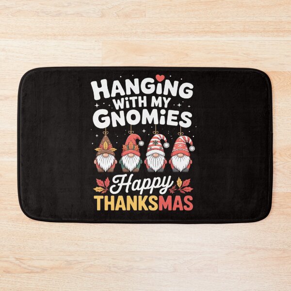 Item preview, Hanging with My Gnomies Happy Thanksmas Thanksgiving Xmas designed and sold by grounabslaninal.