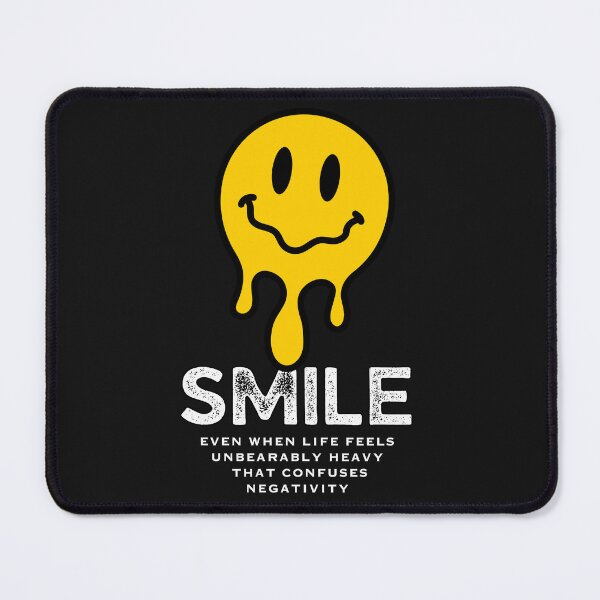 Item preview, Yellow Melting Smiley Face: Aesthetic Retro for Mental Health designed and sold by mantra-pop.