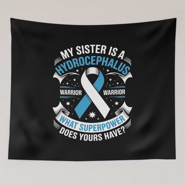 Item preview, Hydrocephalus Survivor Sister Power Awareness Warrior designed and sold by grounabslaninal.