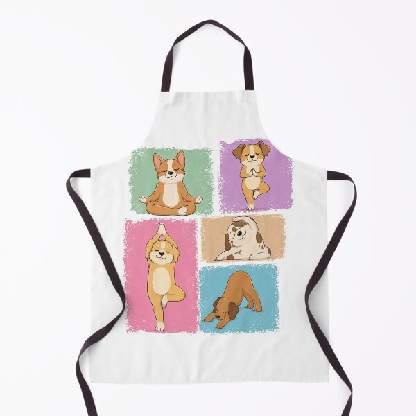 Item preview, Yoga Dog Funny Dog love different Yoga Positions designed and sold by QuiteOrbit.