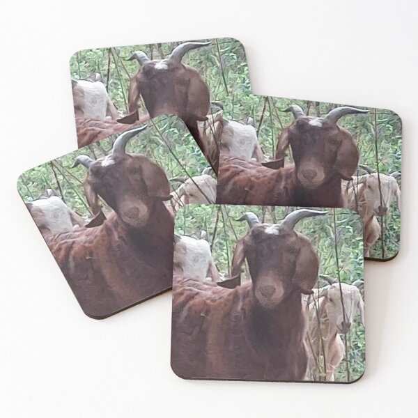 Item preview, Face to Face with a Goat designed and sold by FABric Photos.