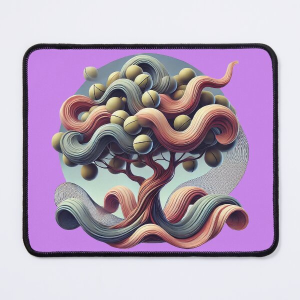 Item preview, Abstract Flowing Macadamia Tree designed and sold by quigeebo designs.