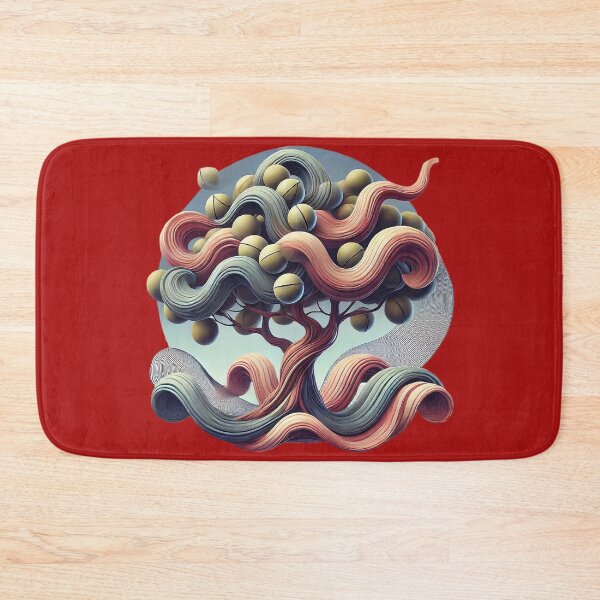 Item preview, Abstract Flowing Macadamia Tree designed and sold by quigeebo designs.