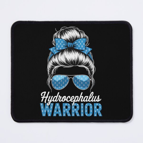 Item preview, Hydrocephalus Warrior Messy Bun Hydrocephalus Survivor designed and sold by grounabslaninal.