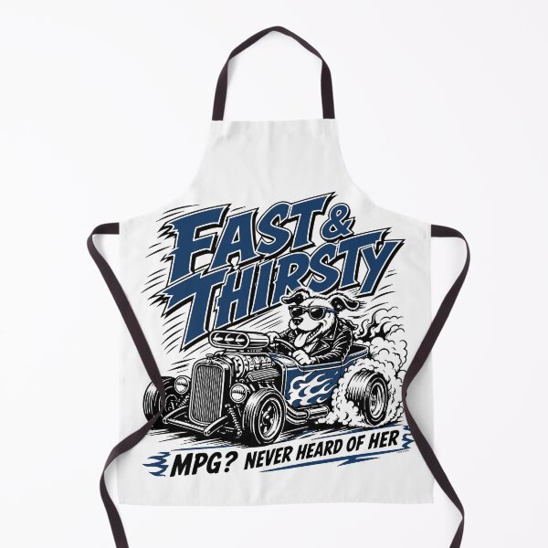 Item preview, Fast & Thirsty – MPG? Never Heard of Her designed and sold by Automotive Art by Greg.