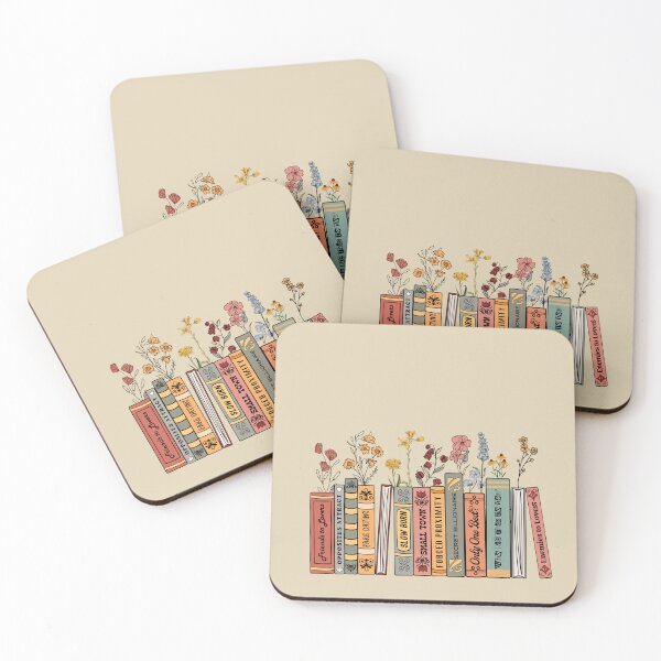 Item preview, Romance Novel Tropes Books with Flowers designed and sold by RahniNM.