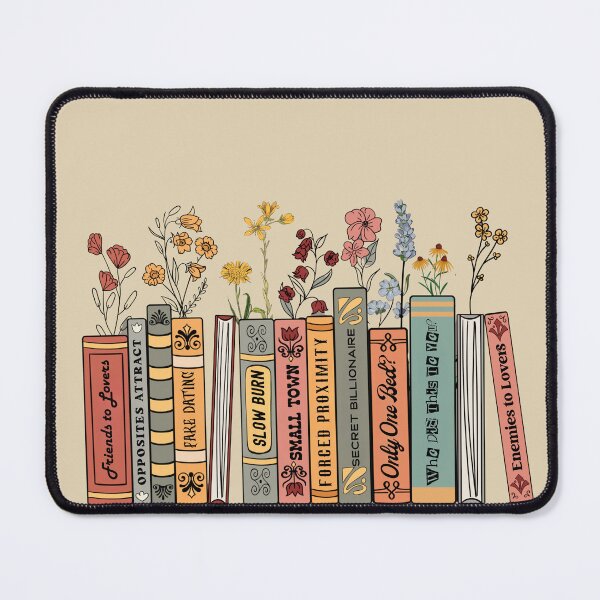 Item preview, Romance Novel Tropes Books with Flowers designed and sold by RahniNM.