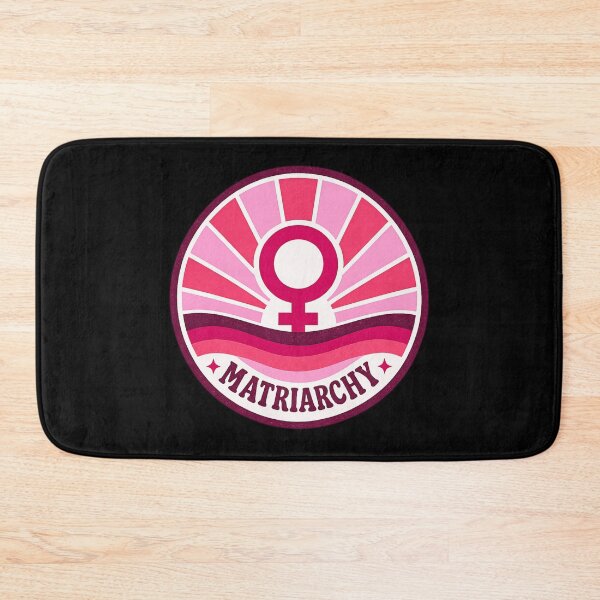 Item preview, Matriarchy Rising: Retro Feminine Power Badge designed and sold by Jennifer Chiera.
