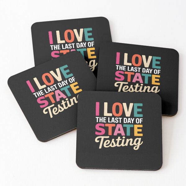 Item preview, stateI Love The Last Day of State Testing Funny Teacher Student School Retro designed and sold by Zizo-DR44.