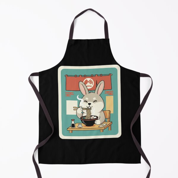 Item preview, Cute Bunny Ramen Retro Japanese Cafe designed and sold by JordynLadukeg65.