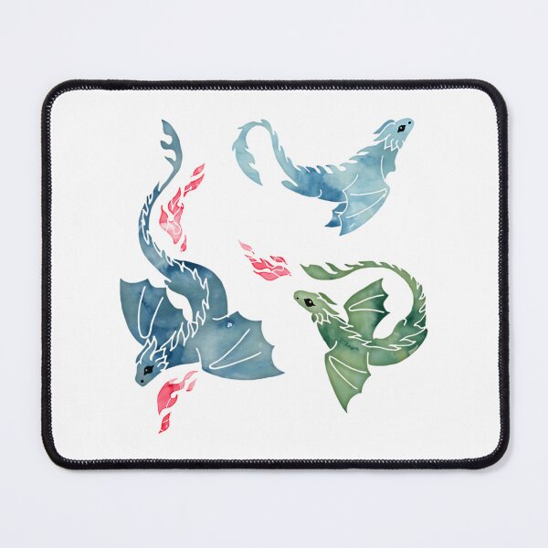 Item preview, Dragon Fire Blue Green designed and sold by teeteeworldc.