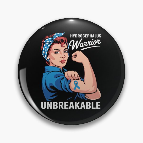 Item preview, Hydrocephalus Warrior Unbreakable - Awareness designed and sold by grounabslaninal.