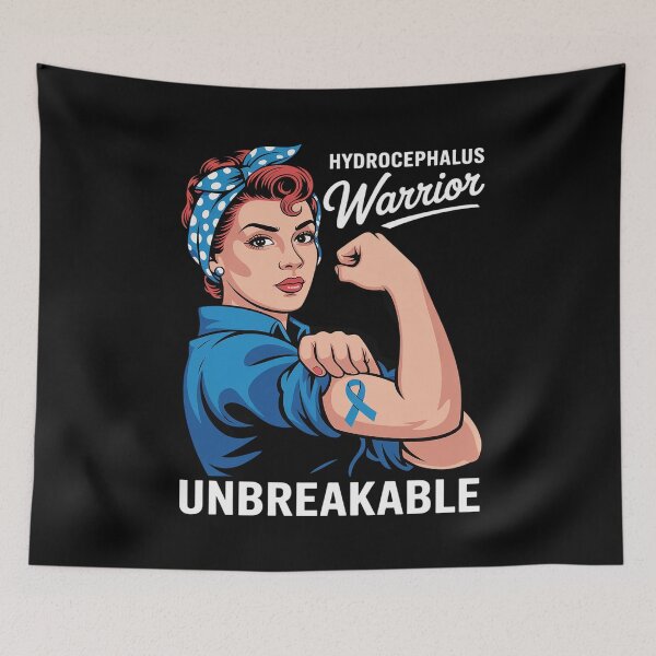 Item preview, Hydrocephalus Warrior Unbreakable - Awareness designed and sold by grounabslaninal.